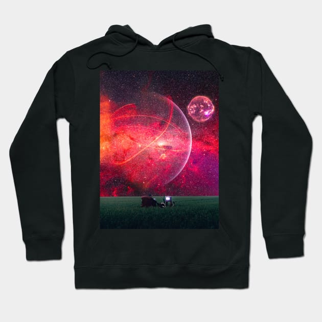 Space Watching Hoodie by Shaheen01